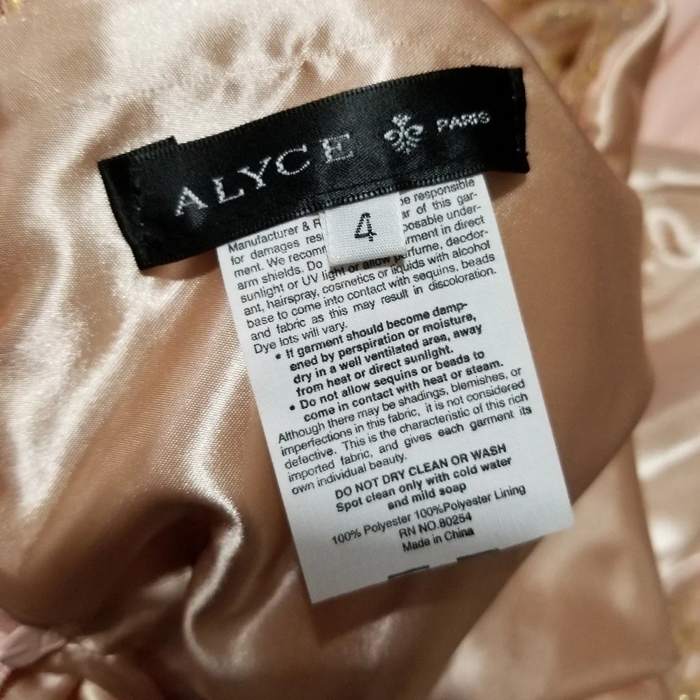 ALYCE PARIS A-line Prom Dress 6606 - Picture 7 of 8